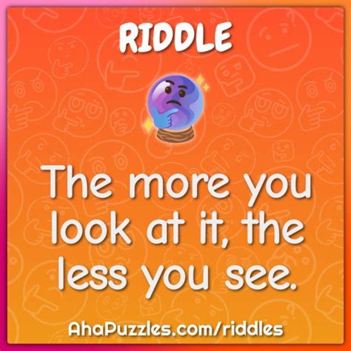
The more there is the less you see. What is it?-Word Riddles Level 149