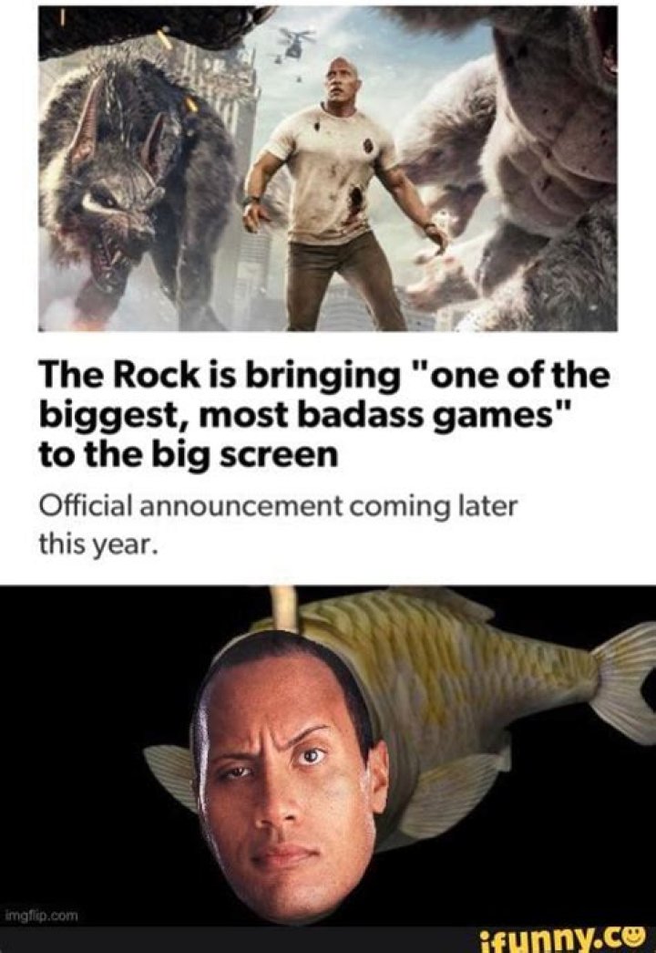 The Rock is bringing "one of the biggest, most badass games" to the big screen
