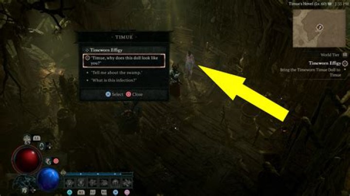 Timeworn Effigy Timue Doll Location