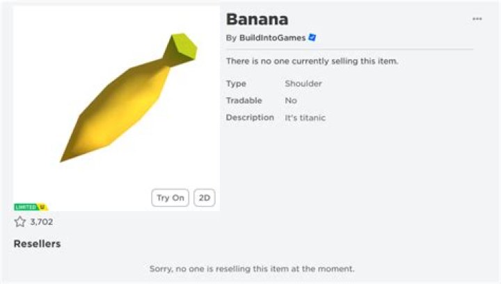 Titanic Banana Value