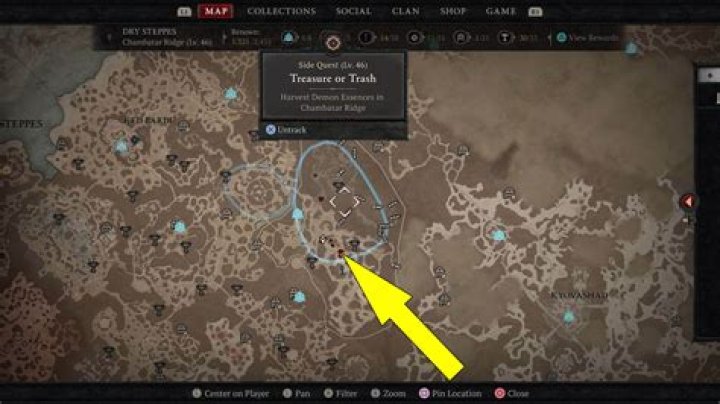 Treasure or Trash Deactivated Ring Location