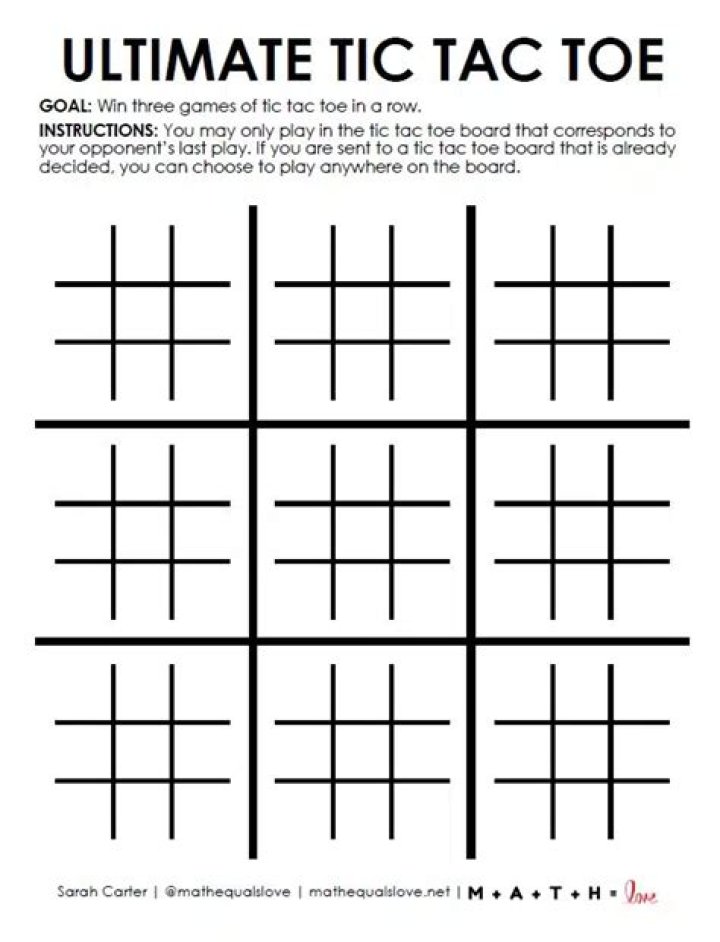 Ultimate Tic Tac Toe