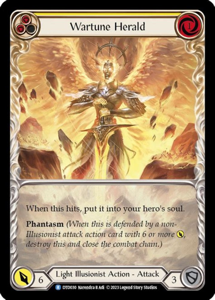 Wartune Herald (Yellow) (Extended Art) | Dusk till Dawn