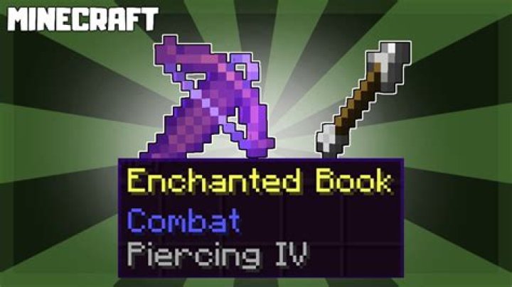 What does the Piercing enchantment do in Minecraft?