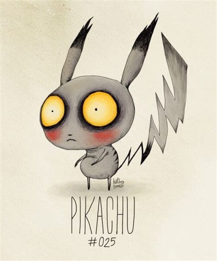 What Pokemon Would Look Like If They Were Drawn By Tim Burton