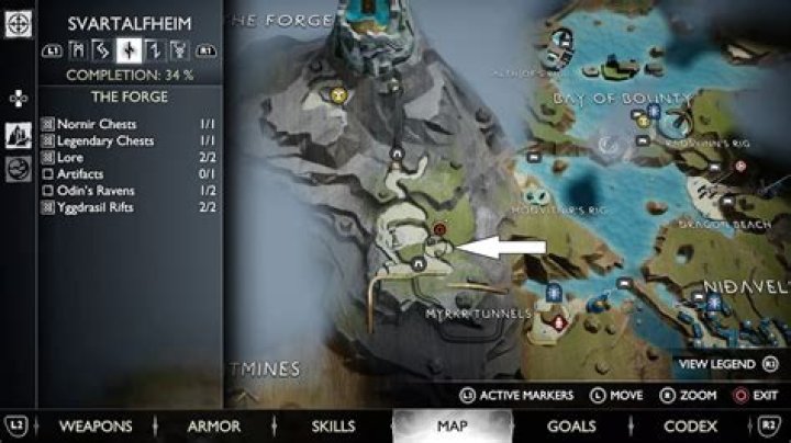 Where to find the recipe ingredients in God of War Ragnarok