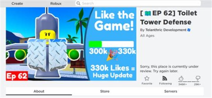 Why was Toilet Tower Defense deleted on Roblox?