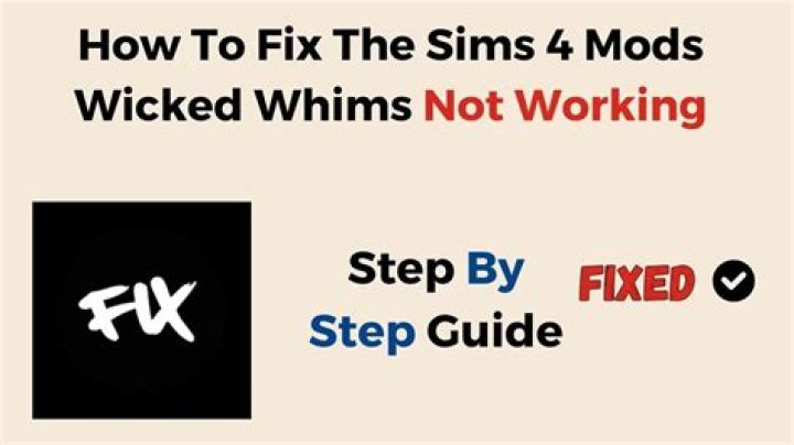 Wicked Whims Not Working In Sims 4 Fix (2022)
