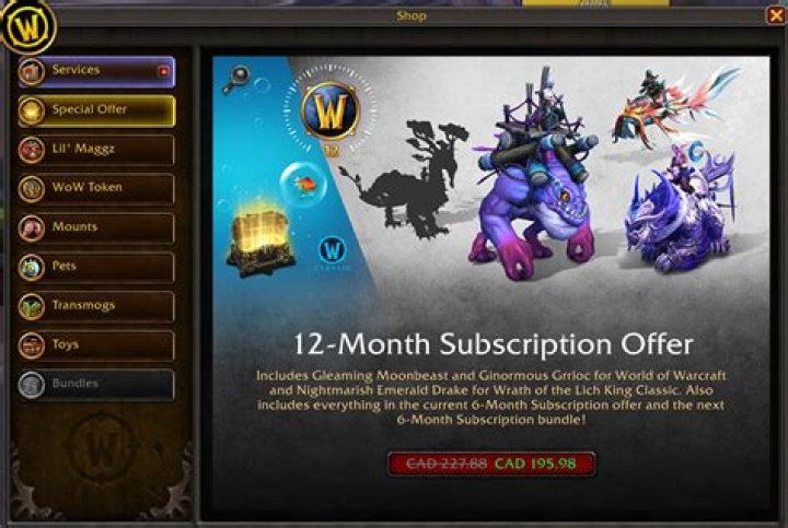 Will Blizzard refund WoW subscription?