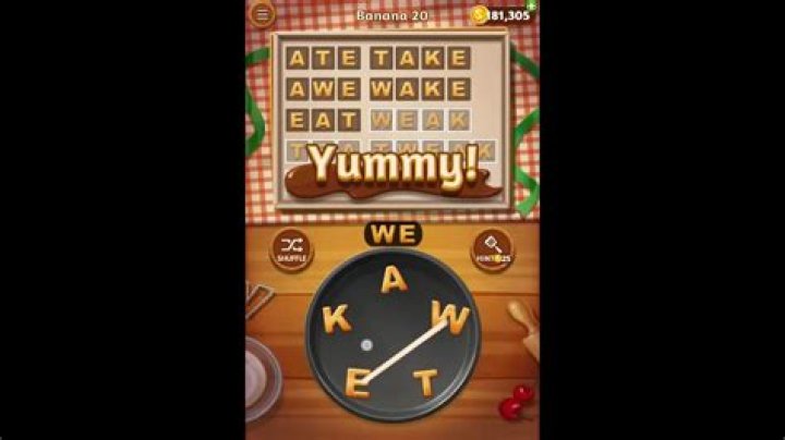 Word Cookies Stunning Chef-Turkey Level 20 Answers • Game Solver