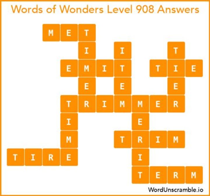 
Words More Level 908 Answers [All Words in Single Page]