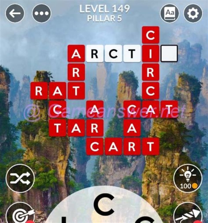 Wordscapes Arctic-Glacial 11 Answers • Game Solver
