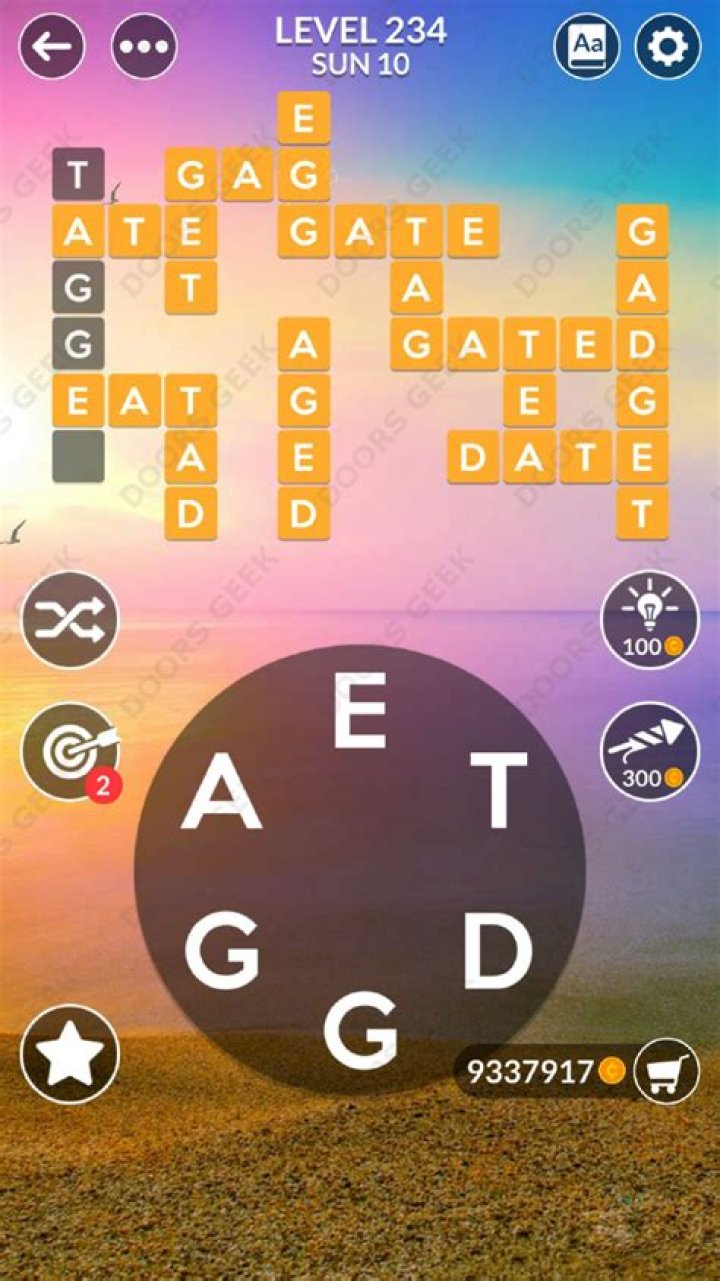 Wordscapes Level 234 Answers