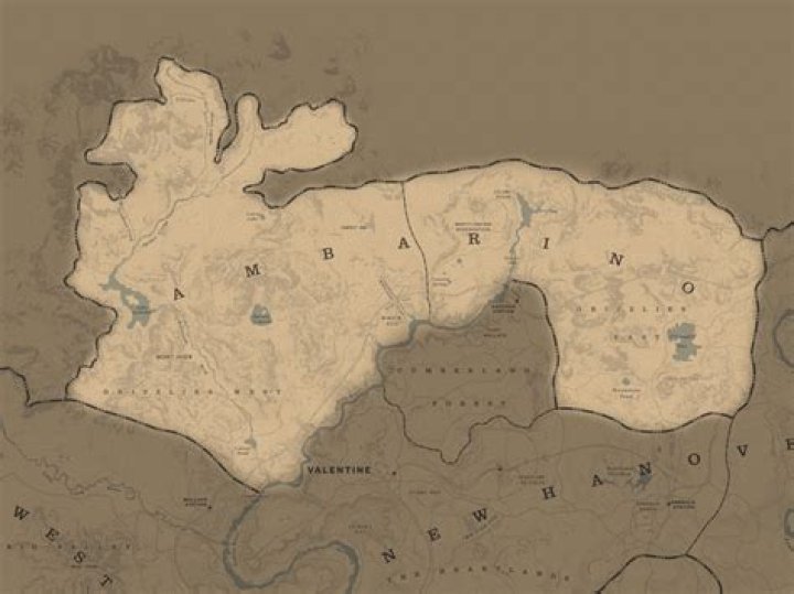 World Map, Red Dead Redemption 2 Map