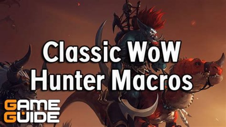 WoW Classic Hunter Macros (Classic Era & Hardcore)
