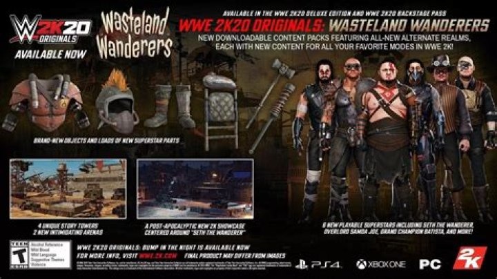 WWE 2K20 Brings Wasteland Wanderers A Mad MAx Type Of Look With New Update
